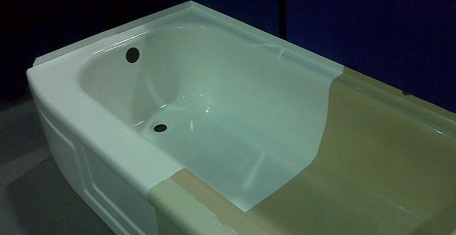 Refinishing Tubs with color